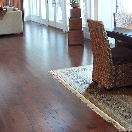 casual living space with natural-toned hardwood floors. 